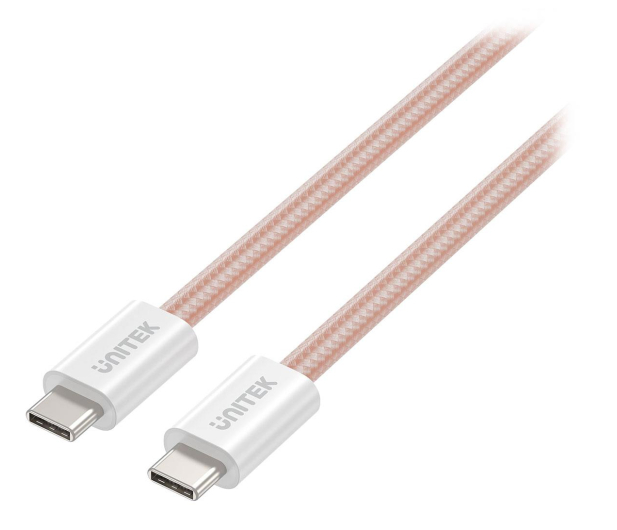 UNITEK Kabel USB-C PD 100W 1m - zwijany magnetycznie C14141APK01-1M - 1291408 - zdjęcie